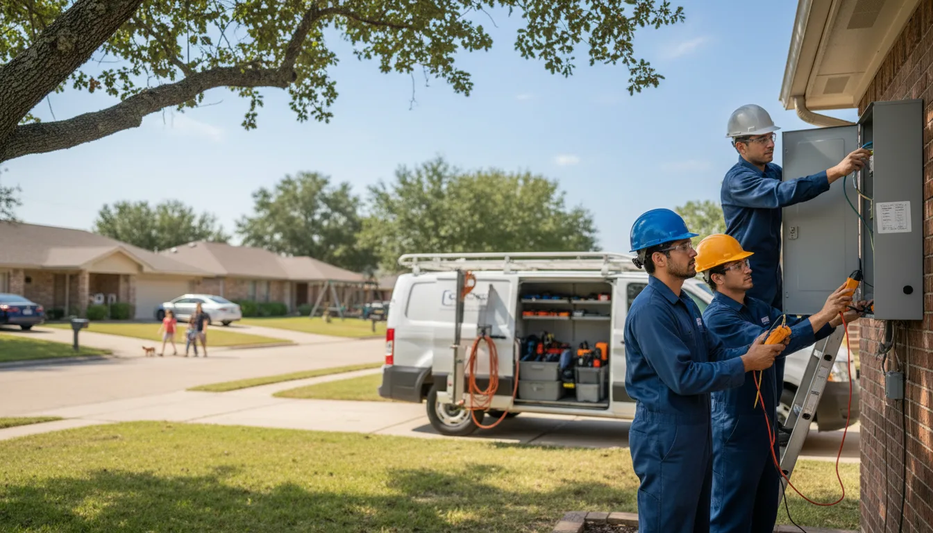Certified electrician providing emergency electrical services in Battle Creek, NE